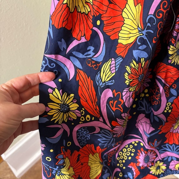 Modcloth Floral Sleeveless Midi Swing Dress Size Small - Picture 3 of 8